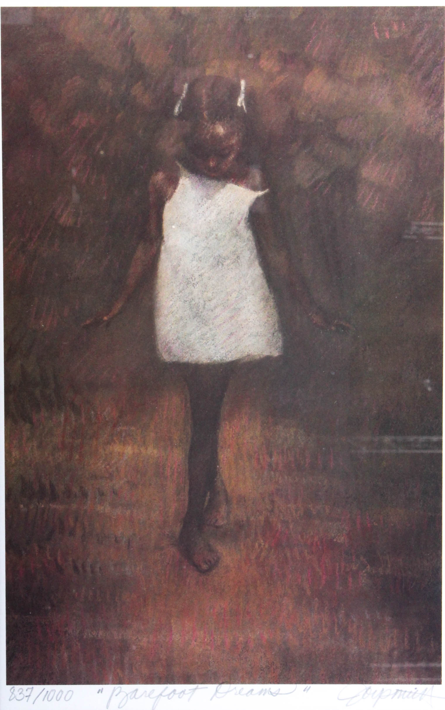 Brenda Joysmith Limited Edition Offset Lithograph "Barefoot Dreams"