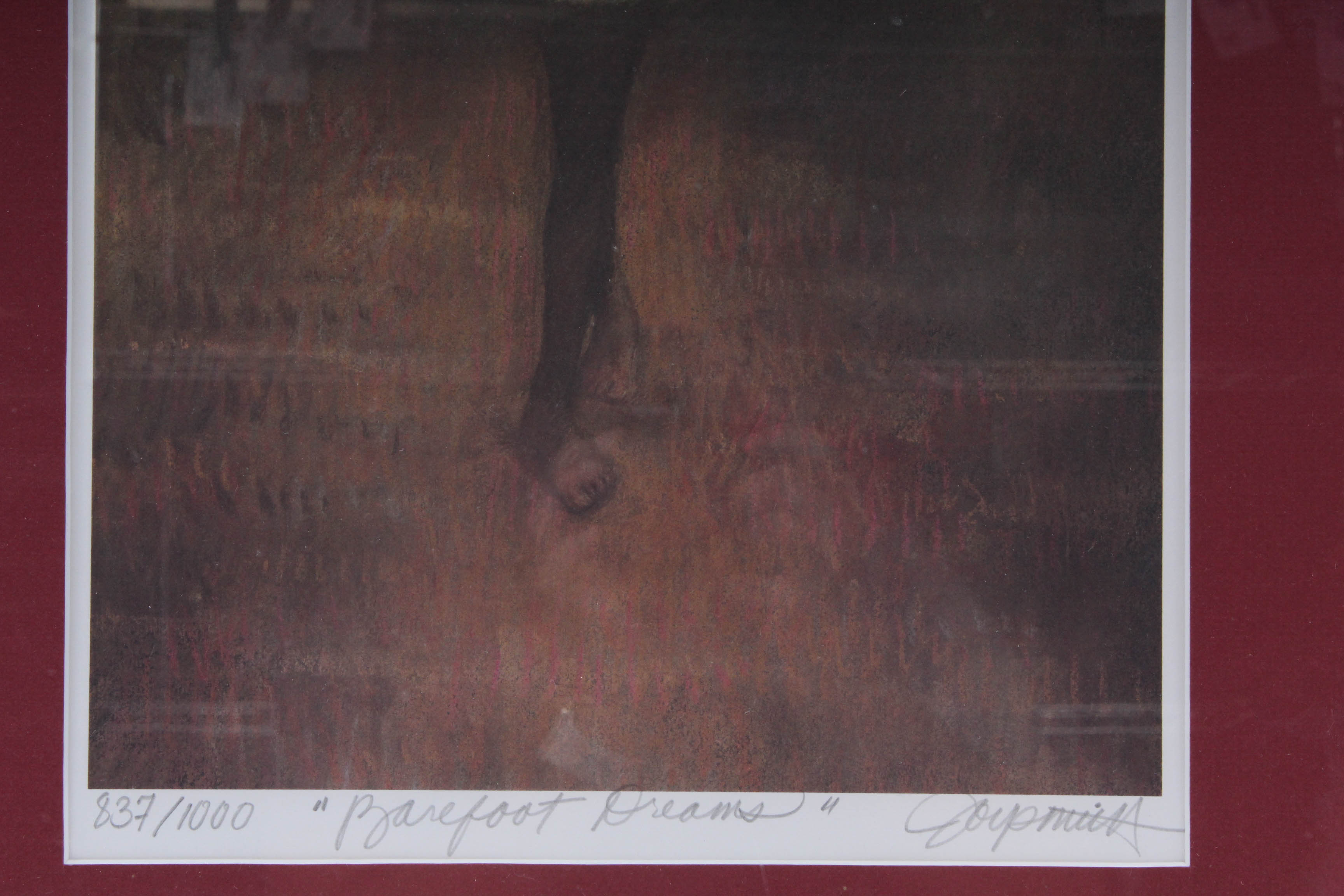 Brenda Joysmith Limited Edition Offset Lithograph "Barefoot Dreams"