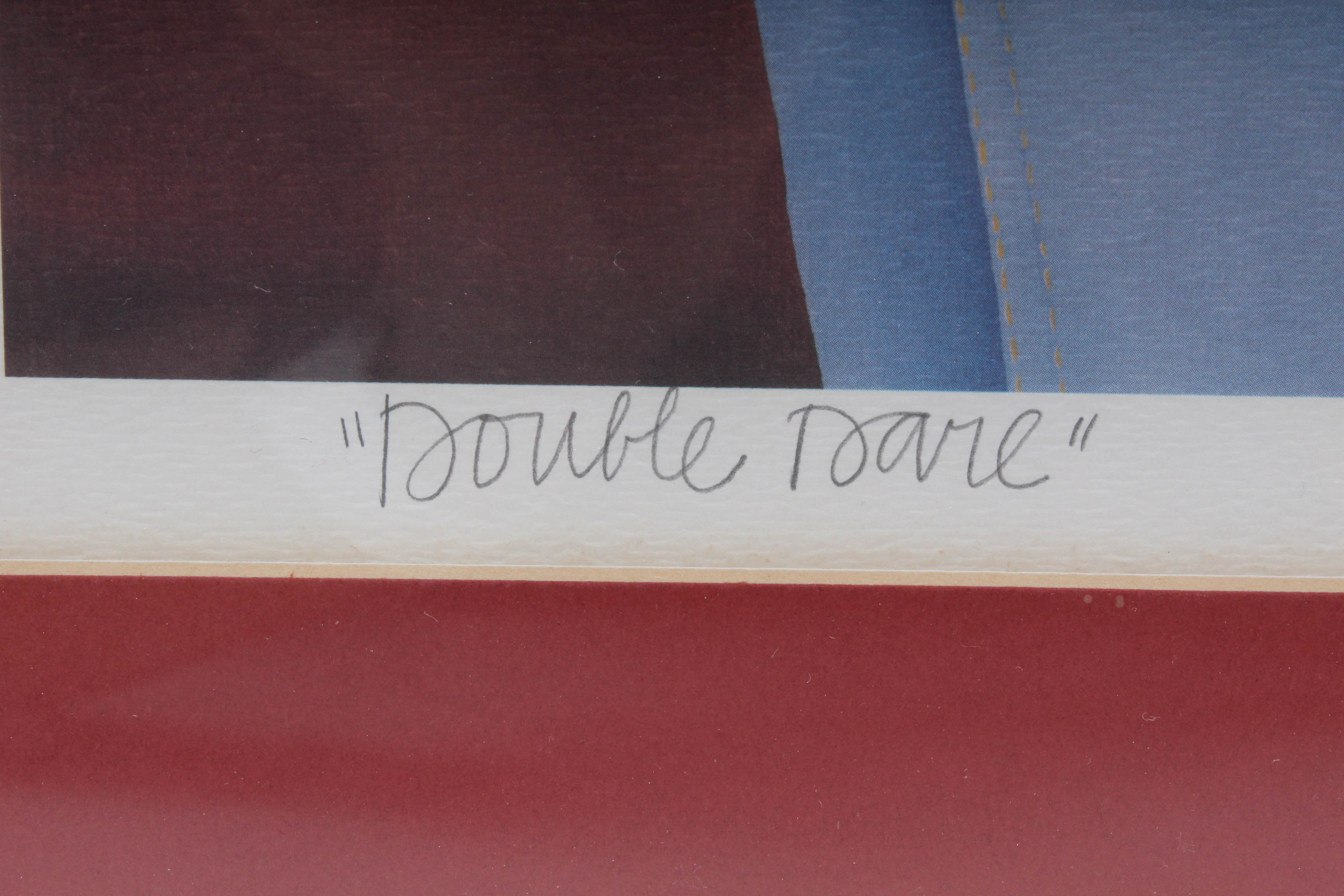 Varnette Honeywood Offset Lithograph "Double Dare"
