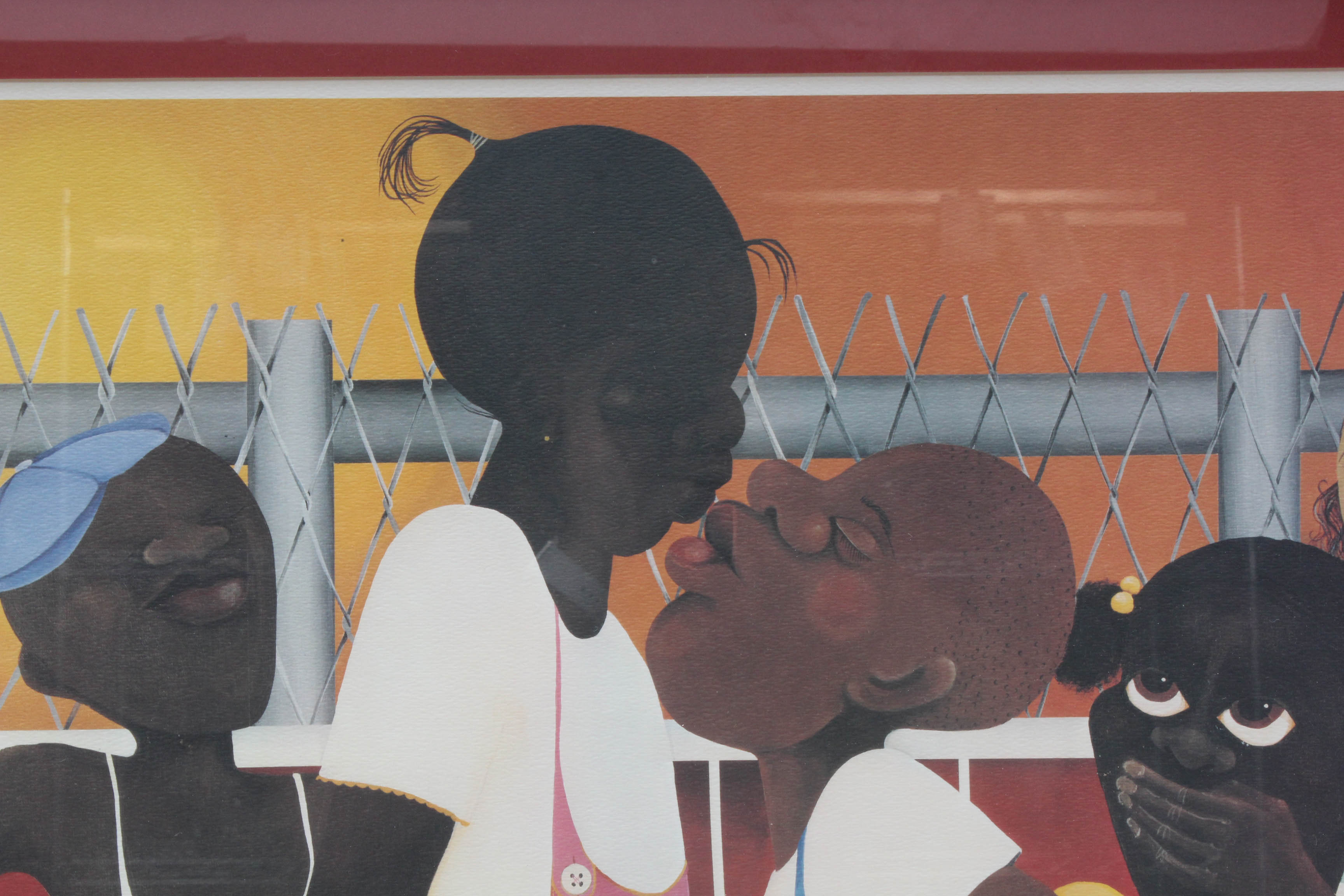 Varnette Honeywood Offset Lithograph "Double Dare"