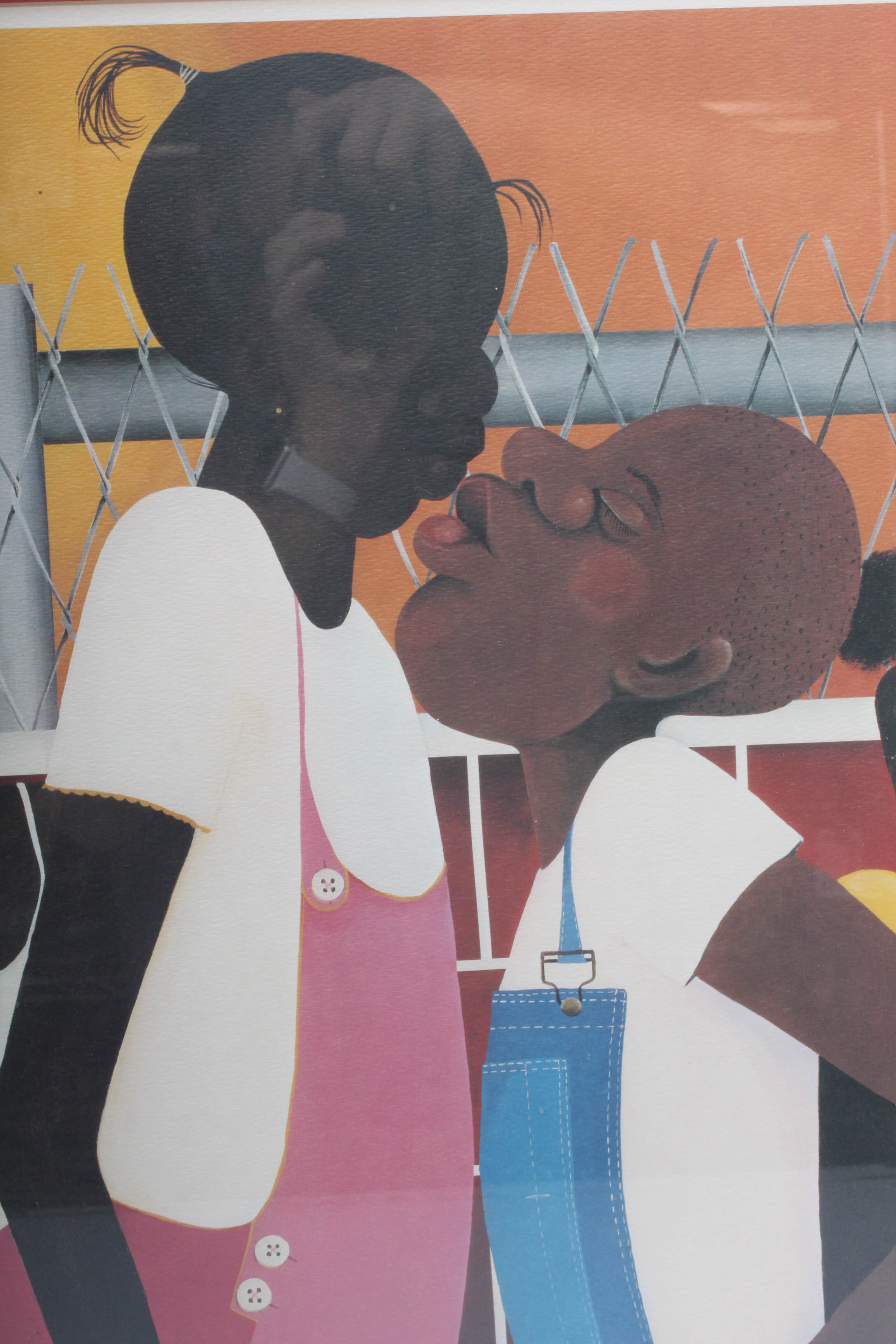 Varnette Honeywood Offset Lithograph "Double Dare"