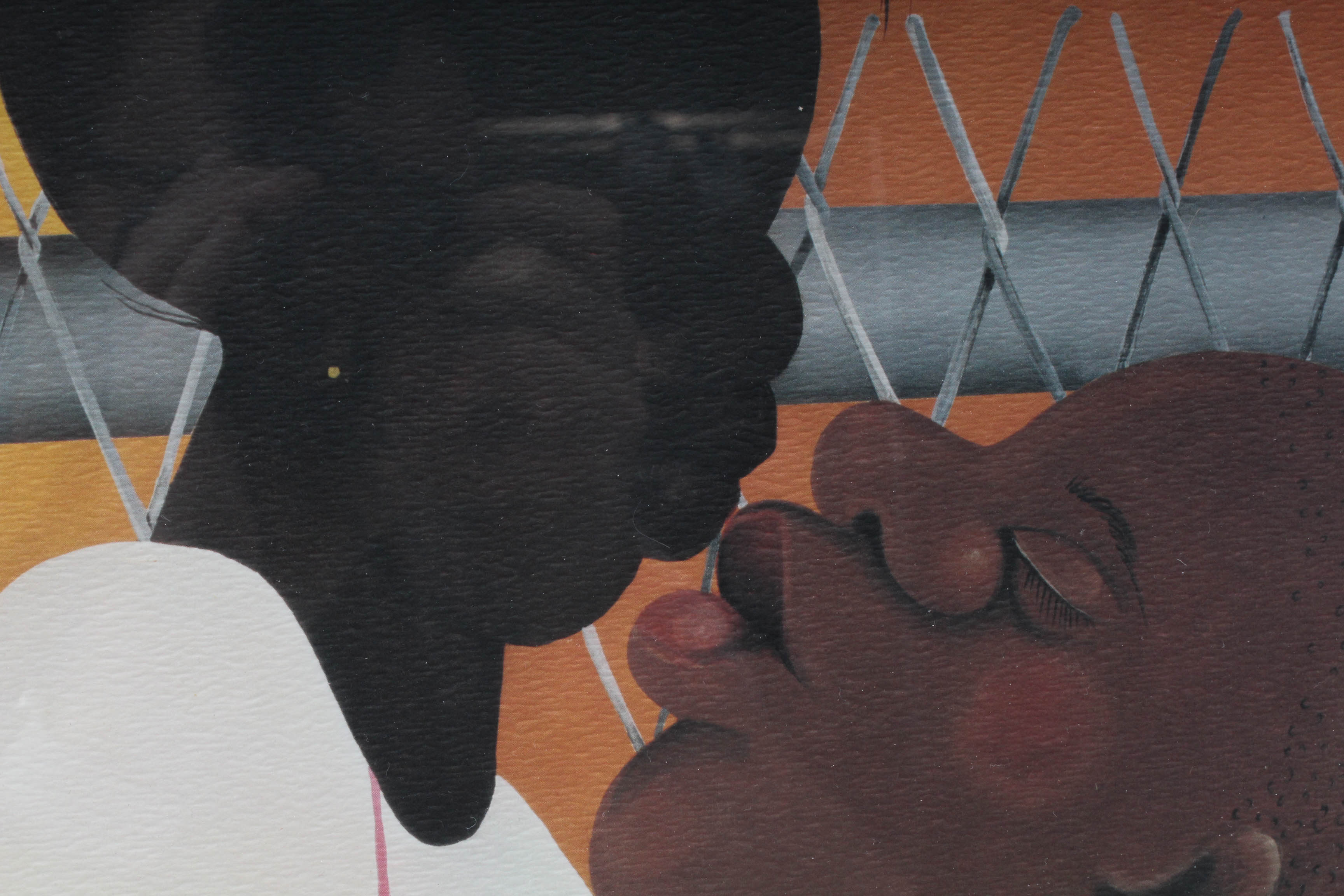 Varnette Honeywood Offset Lithograph "Double Dare"