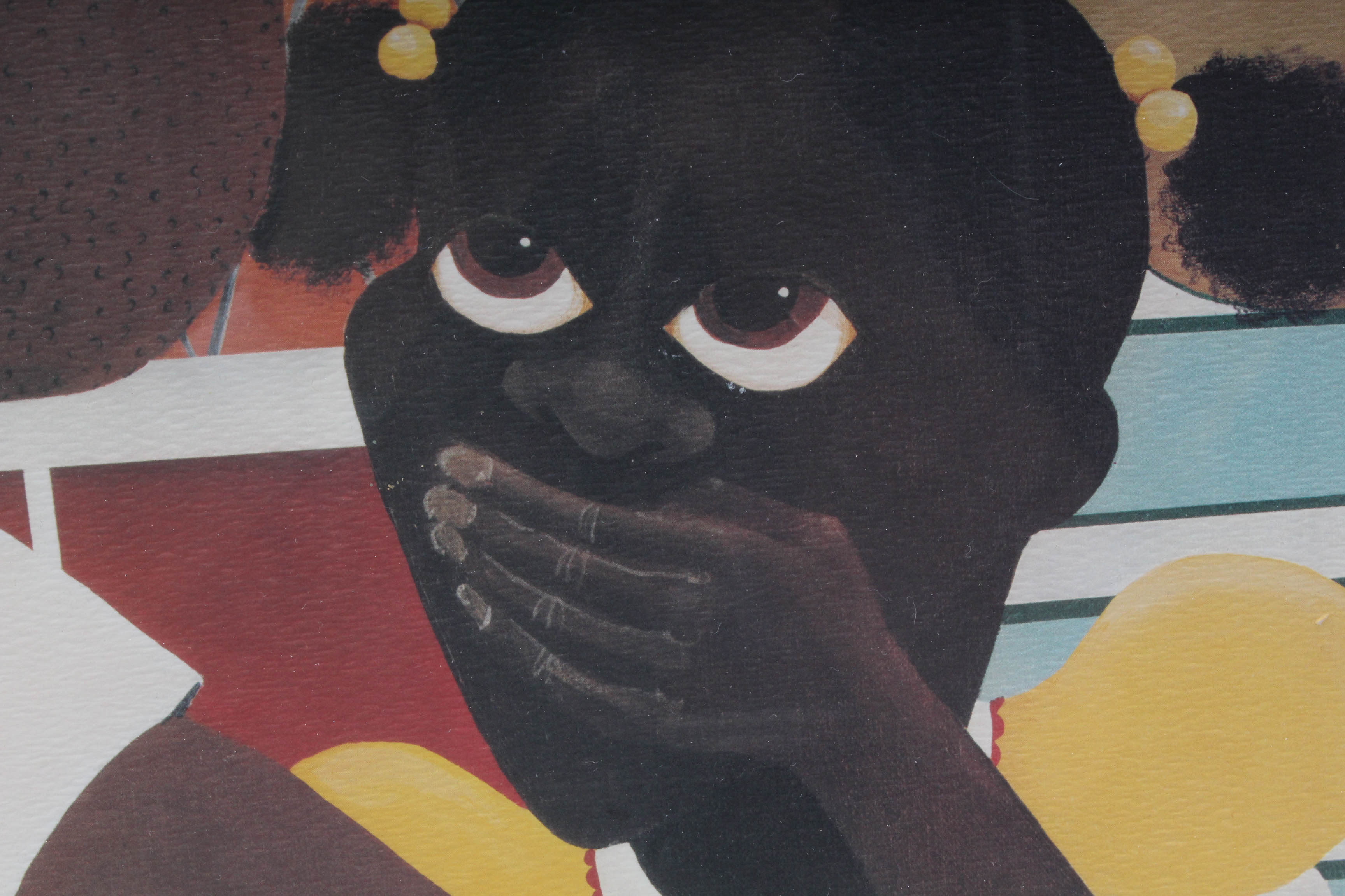 Varnette Honeywood Offset Lithograph "Double Dare"