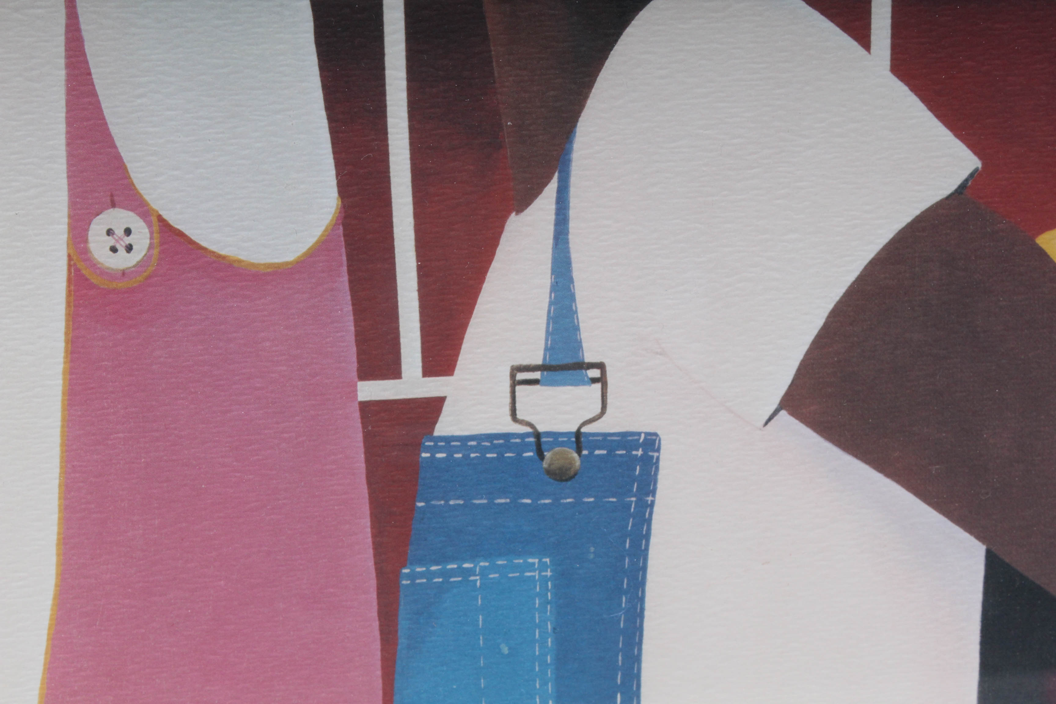 Varnette Honeywood Offset Lithograph "Double Dare"