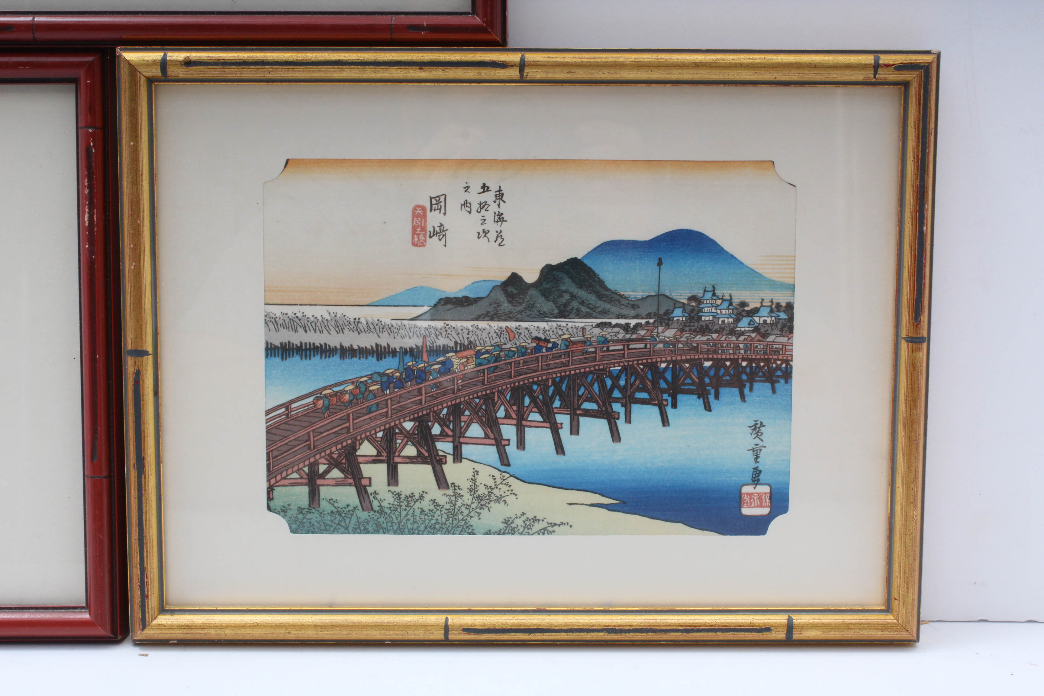 Woodblock Prints After Hiroshige's "Fifty-three Stations of the Tōkaidō"