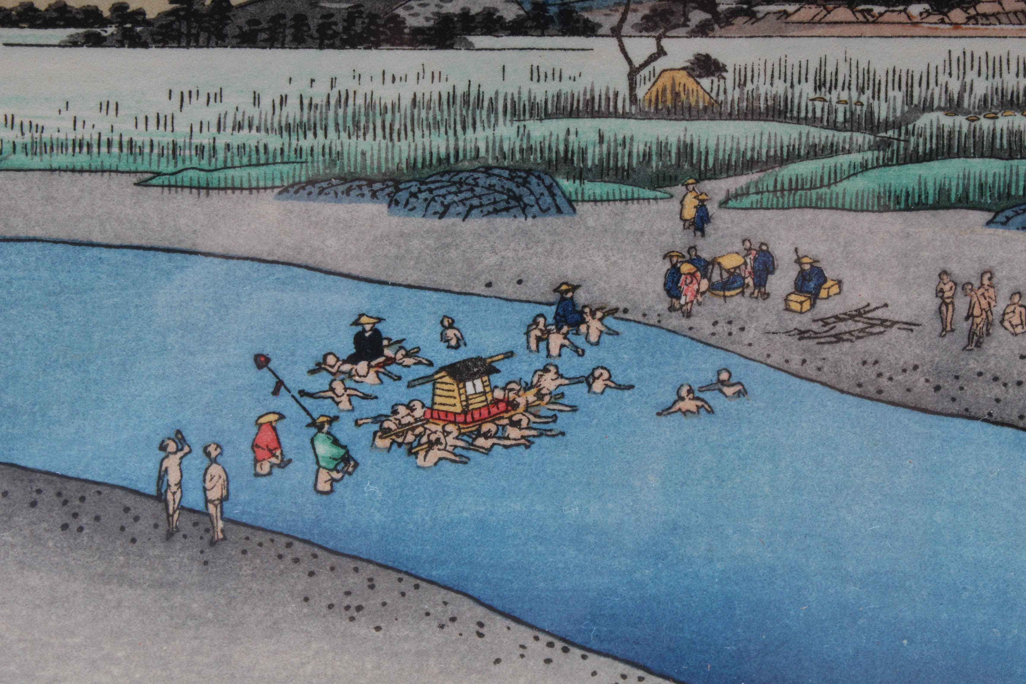 Woodblock Prints After Hiroshige's "Fifty-three Stations of the Tōkaidō"