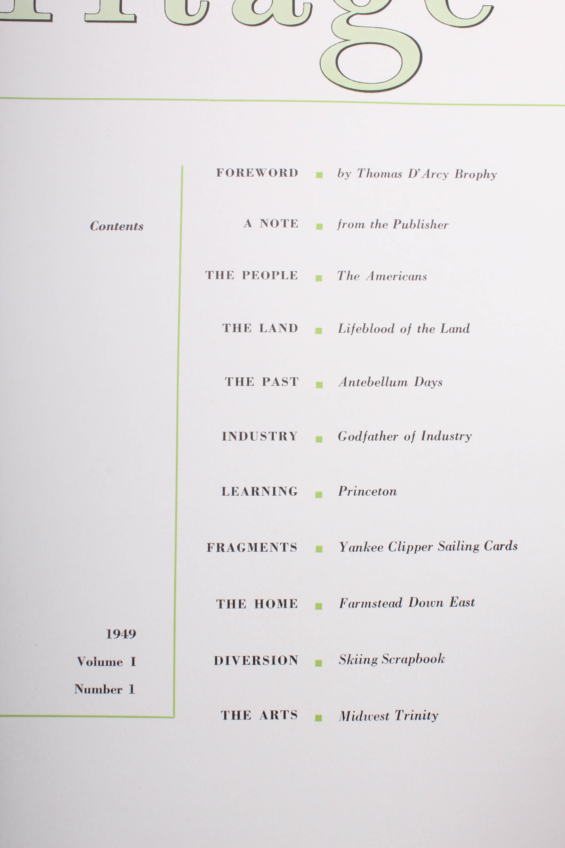 1949 "Nation's Heritage" Books with Bookplates from Malcolm Forbes