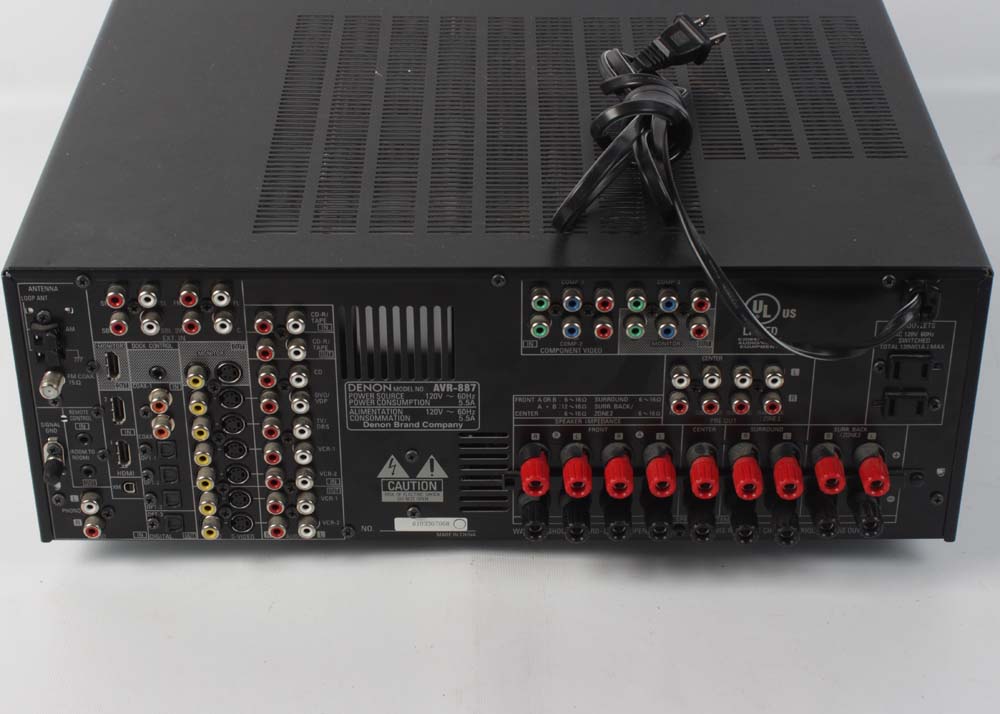 Denon AVR-887 7.1-Channel Home Theater Receiver