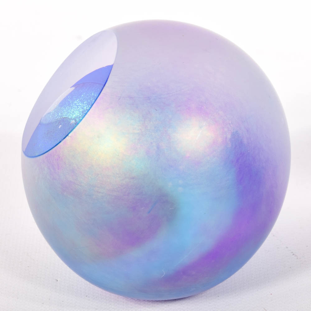 Glass Eye Studio "Neptune" Celestial Series Art Glass Paperweight