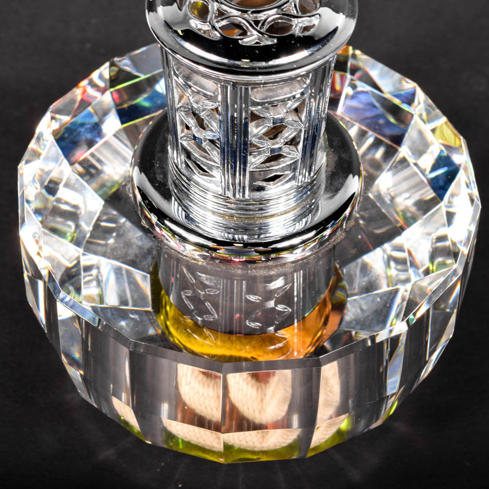Scentier Art Deco Style Faceted Glass Fragrance Lampe Berger