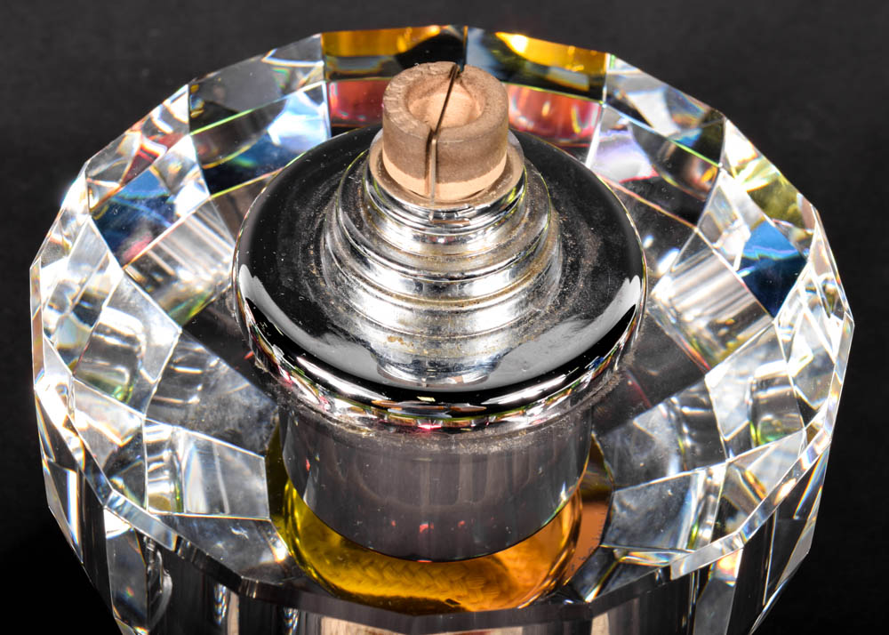 Scentier Art Deco Style Faceted Glass Fragrance Lampe Berger