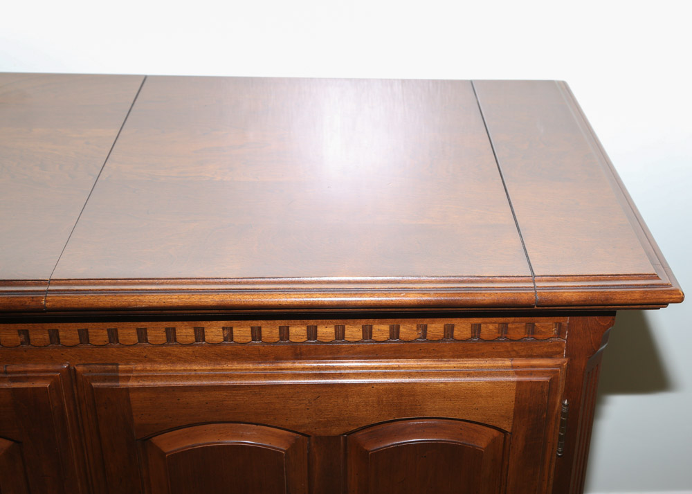 Vintage Ethan Allen Cherry Flip Top Buffet