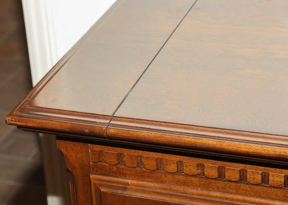 Vintage Ethan Allen Cherry Flip Top Buffet