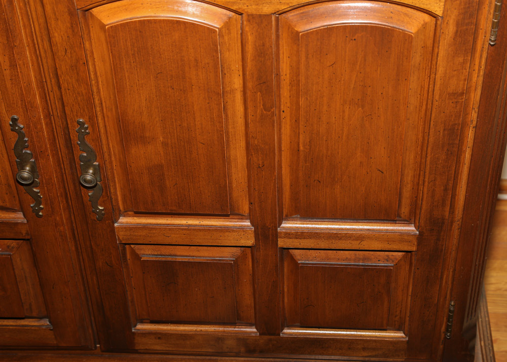 Vintage Ethan Allen Cherry Flip Top Buffet