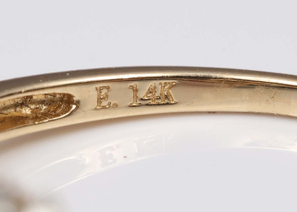 14K Yellow Gold 2.30 CTW Sapphire and Diamond Ring