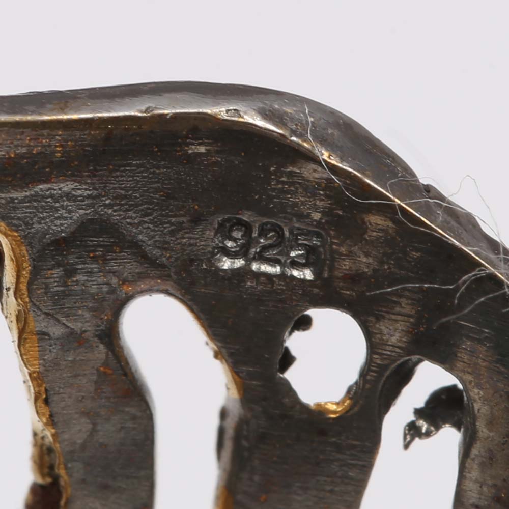 Sterling Silver 3.08 CT Emerald and Moissanite Ring