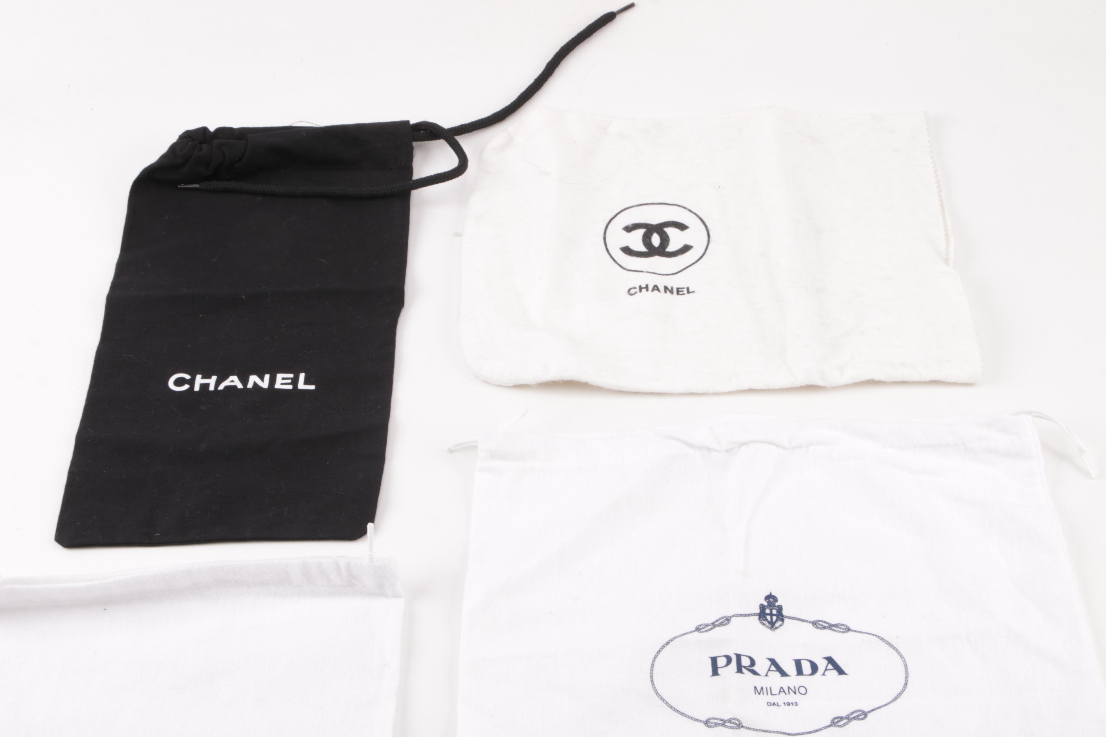 Designer Dust Covers, Boxes and Bags including Hermès, Jimmy Choo and Prada