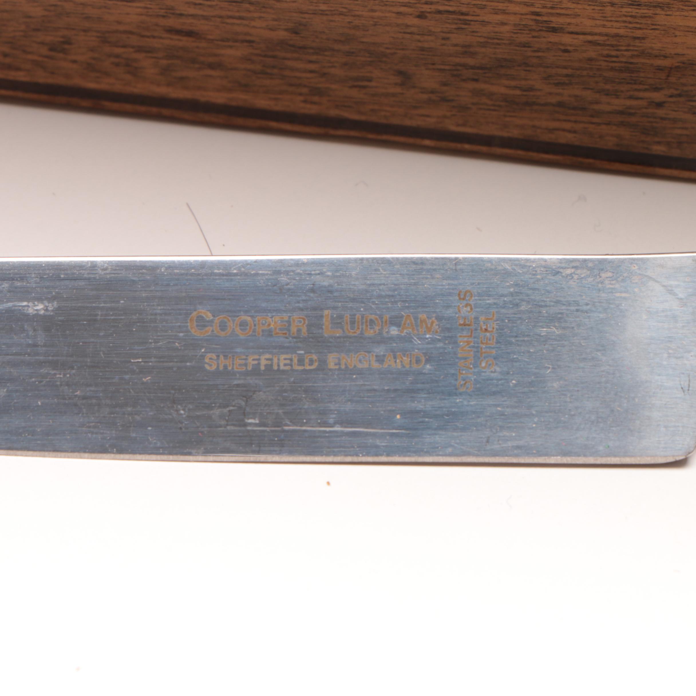 Cooper Ludlam Sheffield England "Bead" Silver Plate Flatware Set