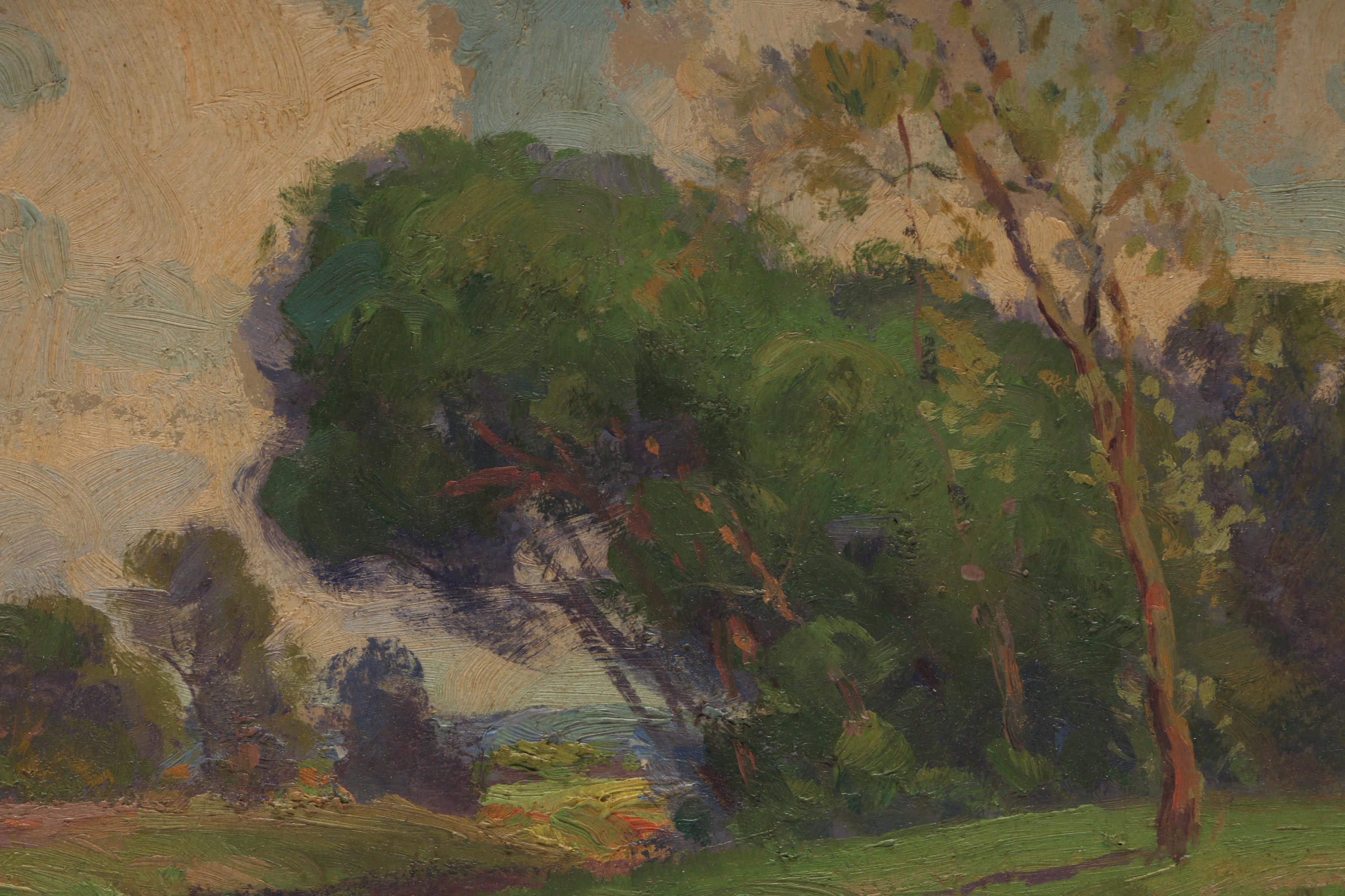 Alla Prima Landscape Oil Painting