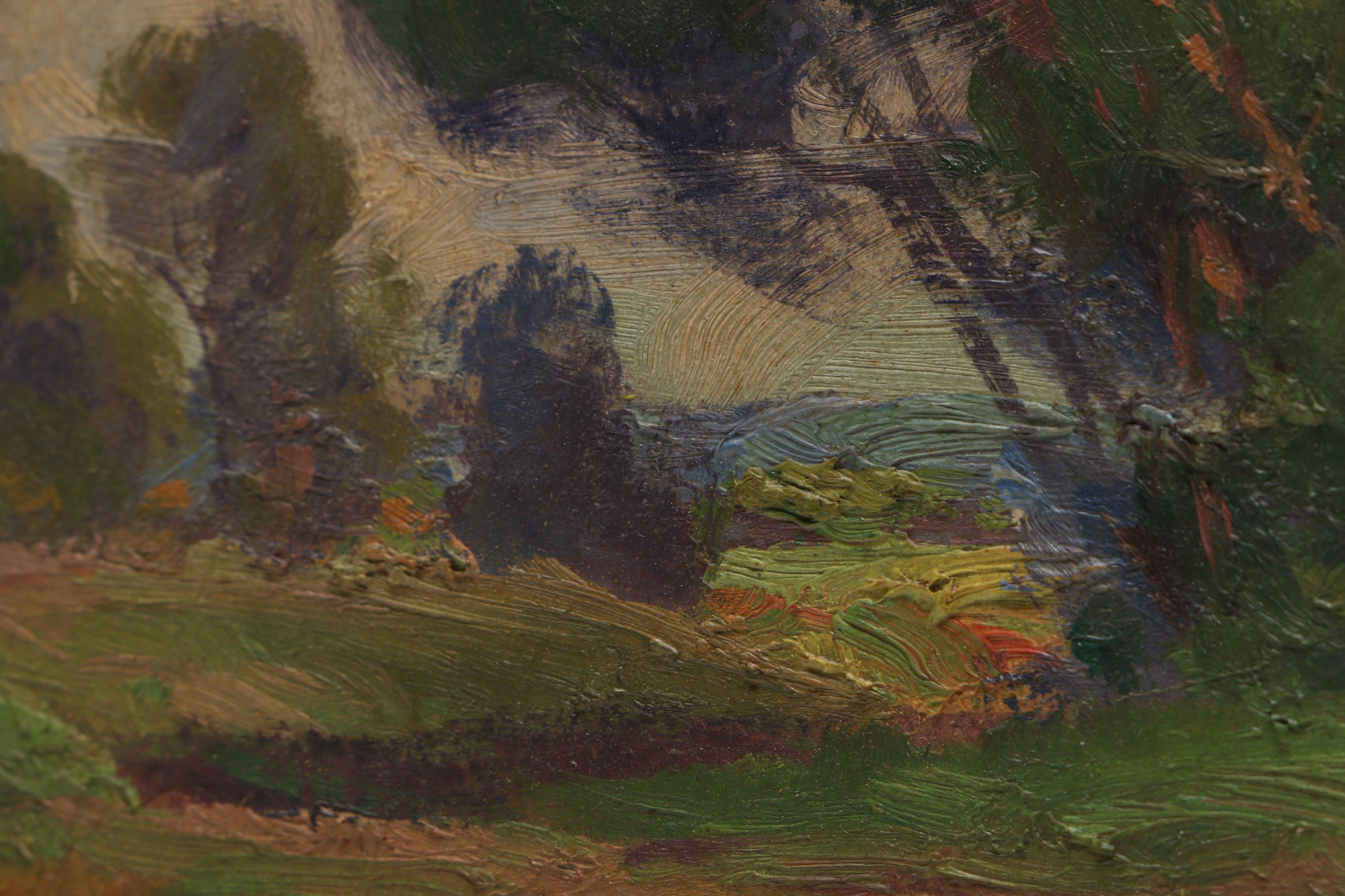 Alla Prima Landscape Oil Painting