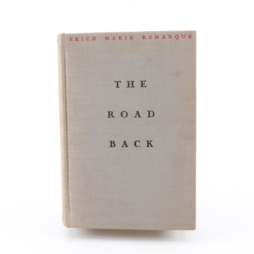 1931 First American Edition "The Road Back" by Erich Maria Remarque