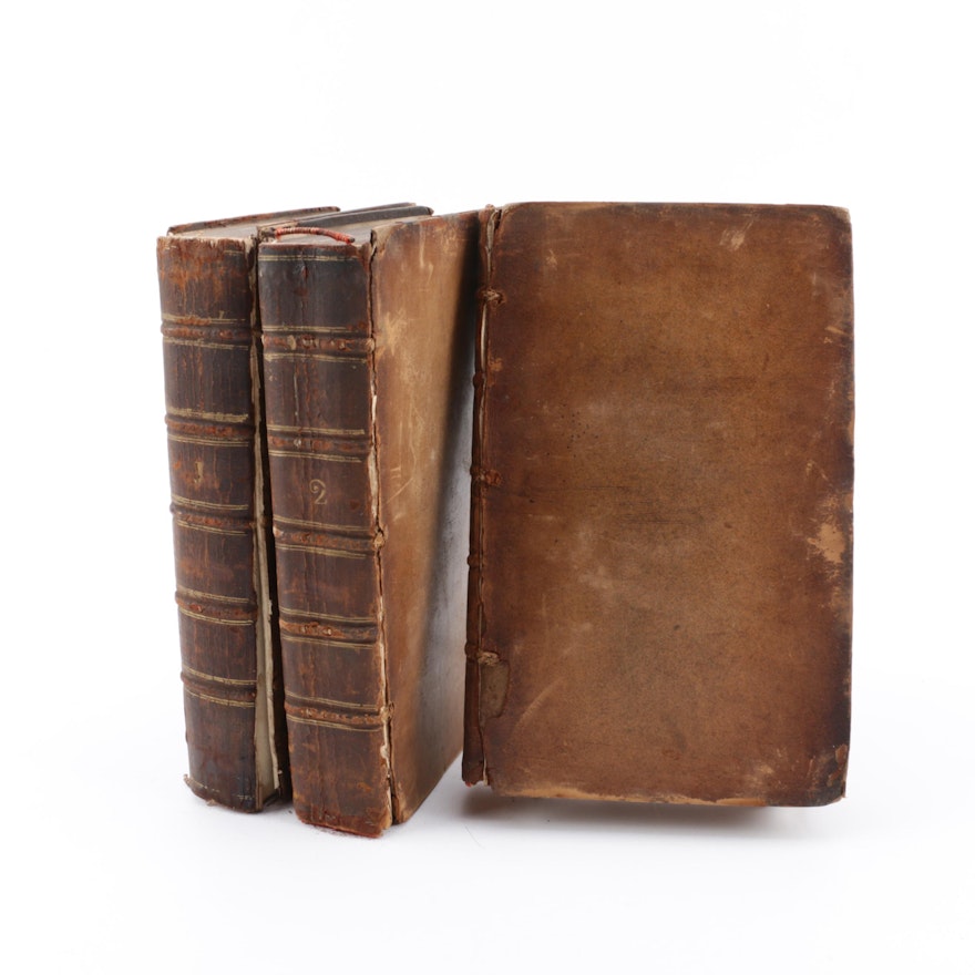 1753 "The Letters of Marcus Tullius Cicero" in Three Volumes