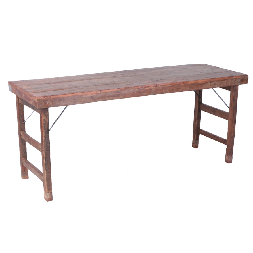 Rustic Style Folding Table