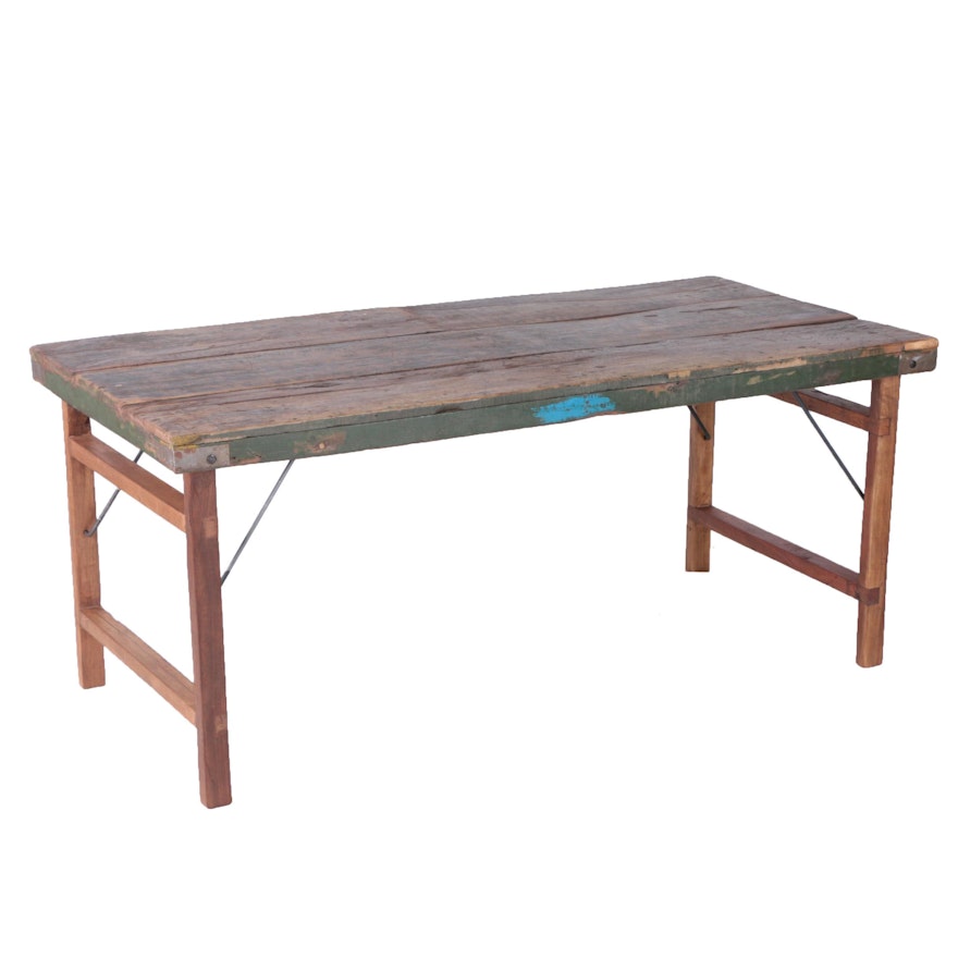 Rustic Style Folding Table