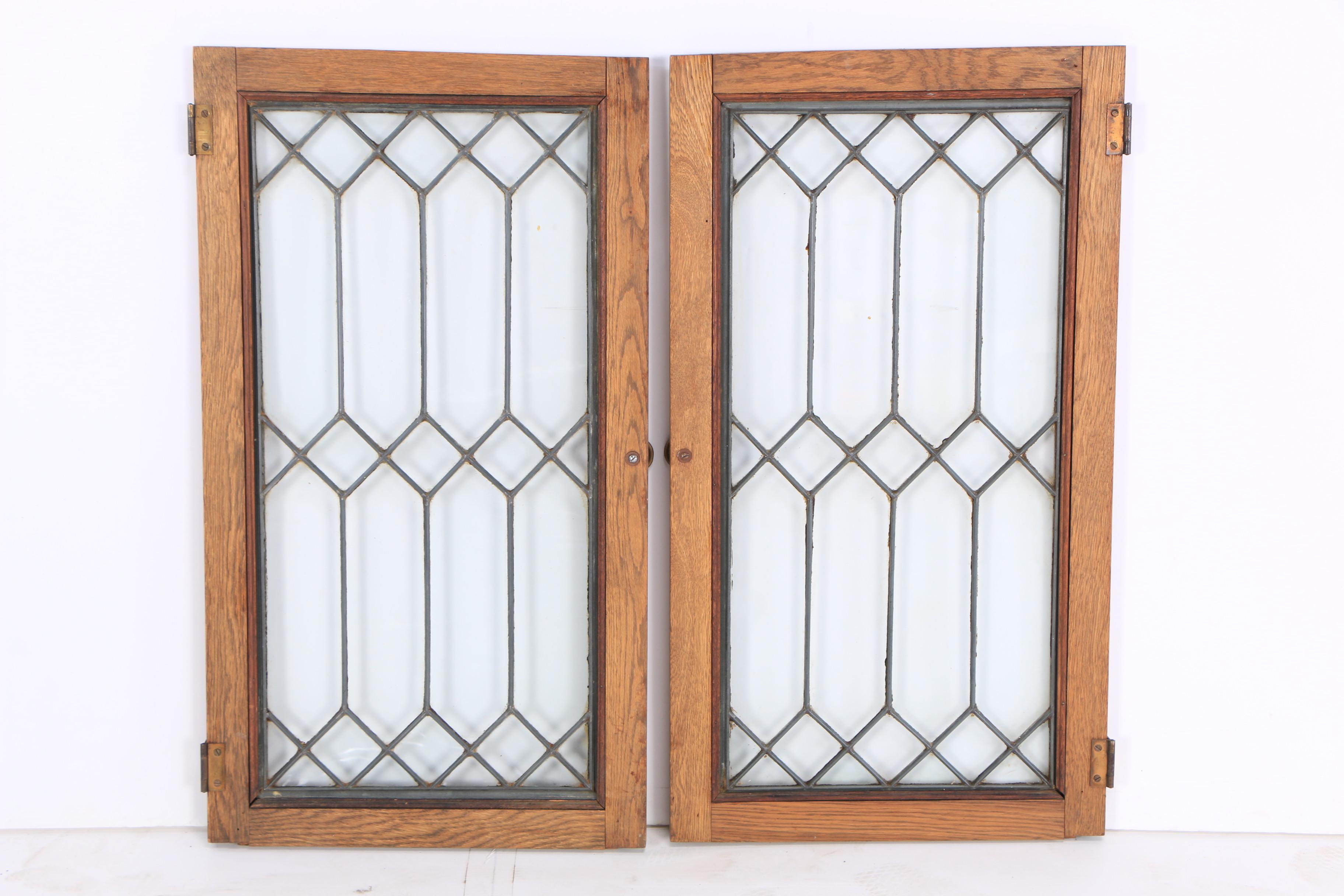 Tudor Style Leaded Glass Windows