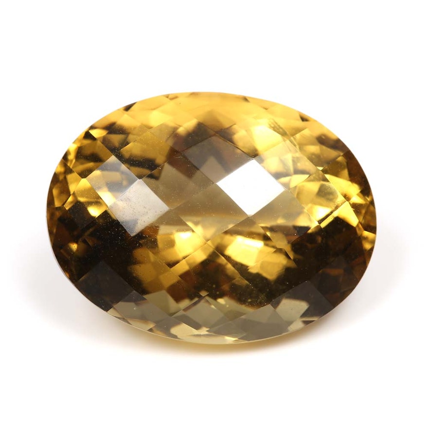 Loose 35.65 Citrine Gemstone