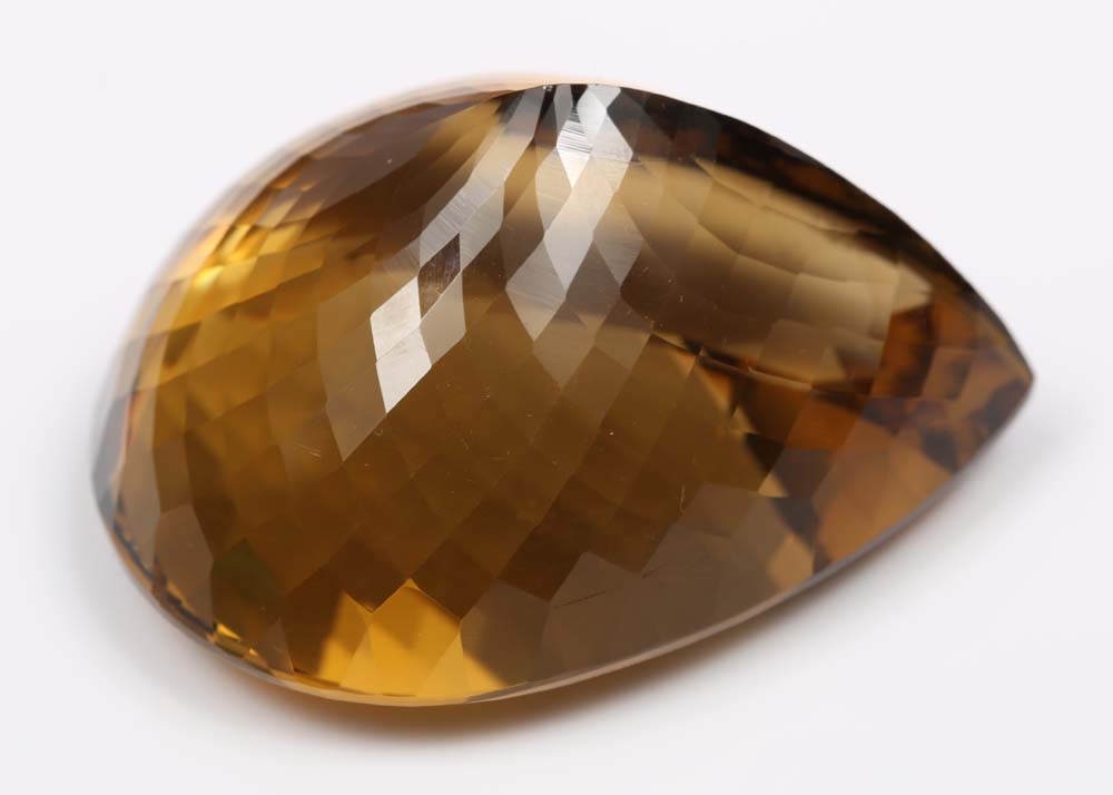 Loose 160.50 CT Citrine Gemstone
