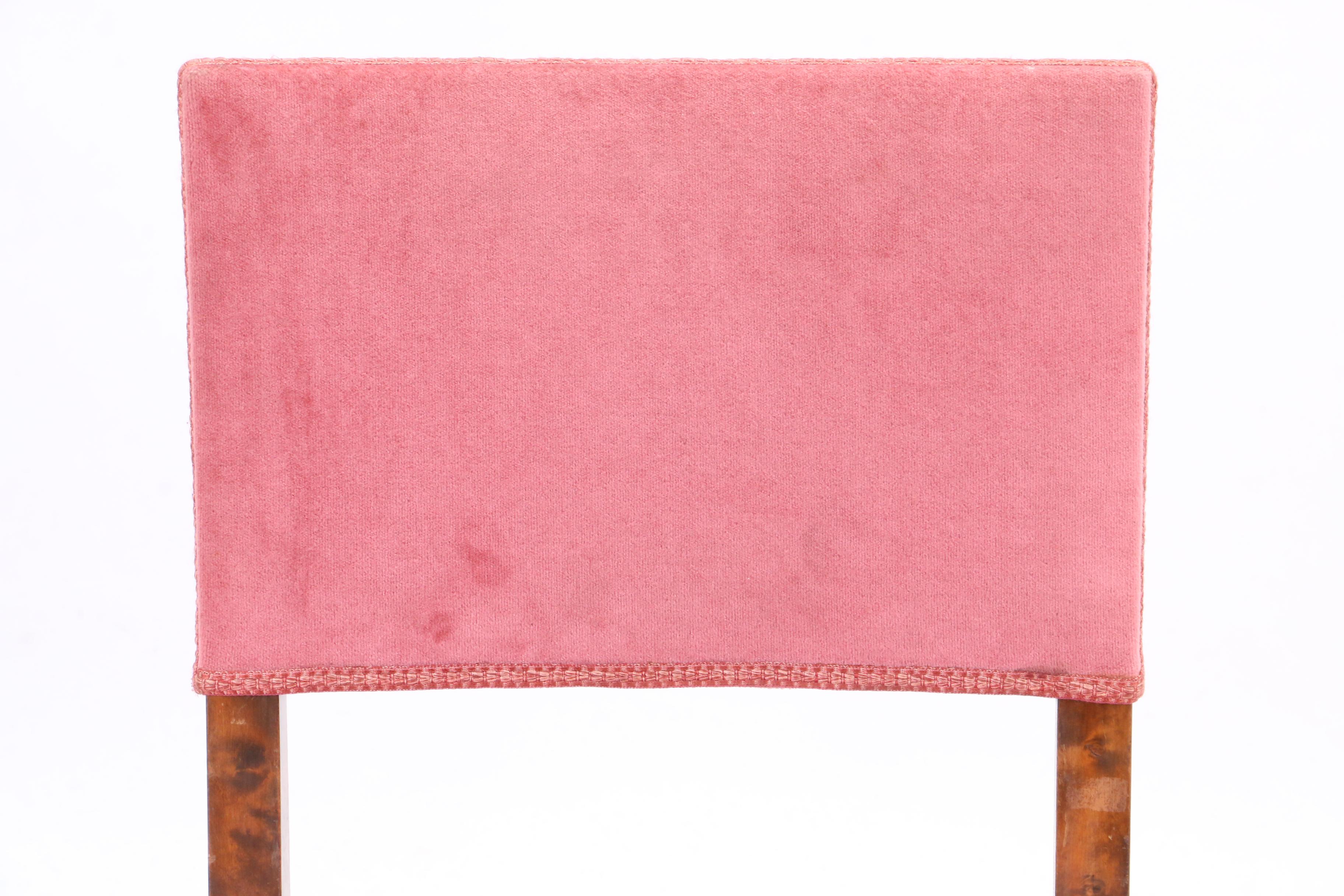 Jacobean Revival Style Upholstered Side Chairs