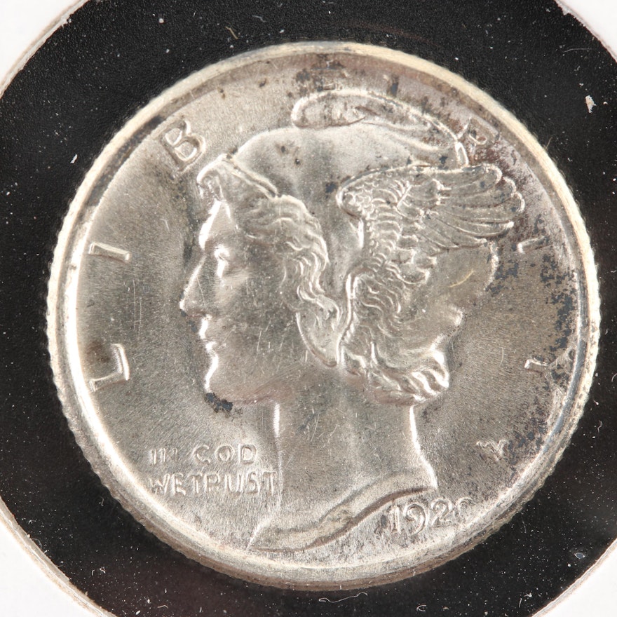 1920 Silver Mercury Dime