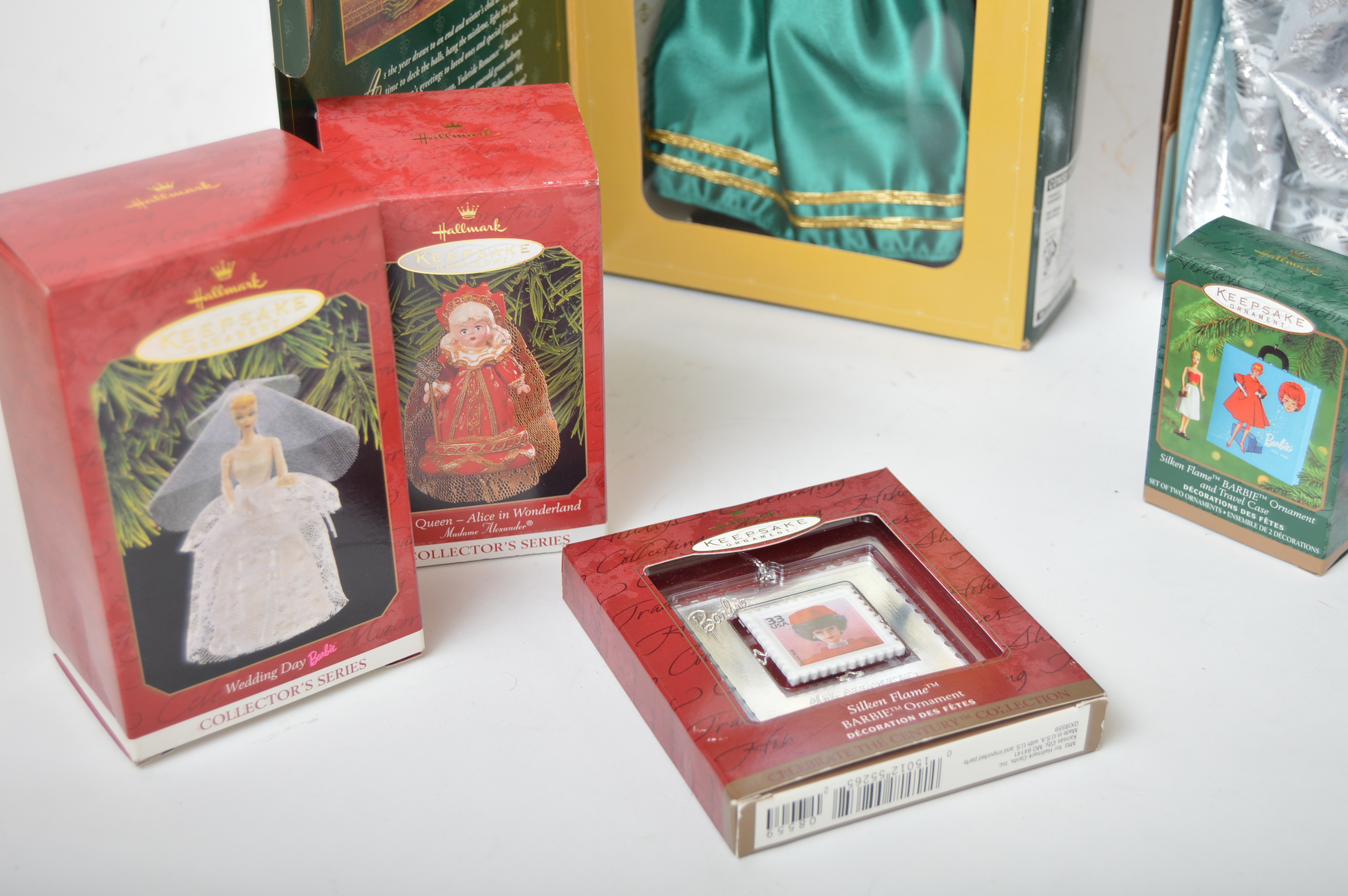 Mattel Barbie Dolls in Original Packaging Plus Hallmark Barbie Ornaments