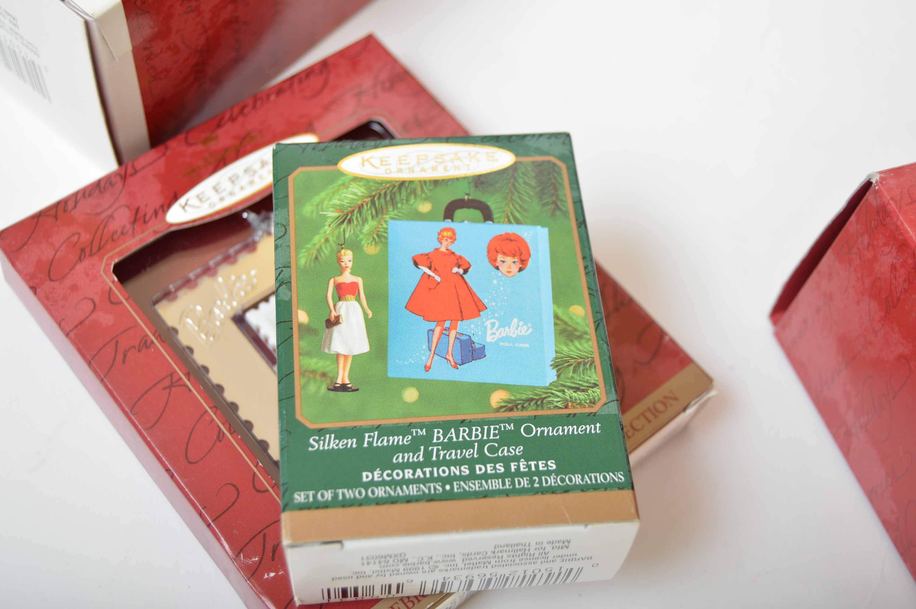 Mattel Barbie Dolls in Original Packaging Plus Hallmark Barbie Ornaments