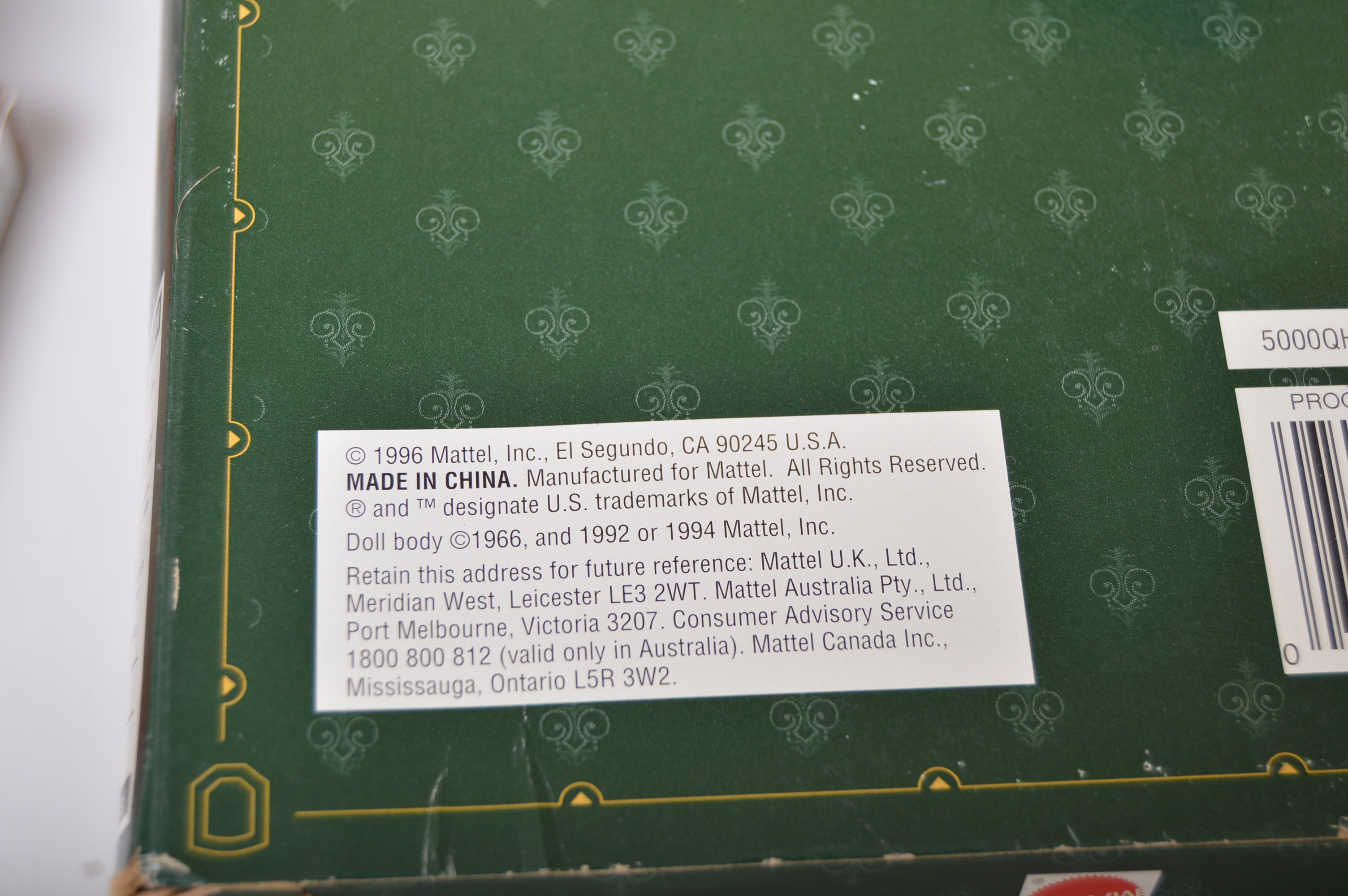 Mattel Barbie Dolls in Original Packaging Plus Hallmark Barbie Ornaments