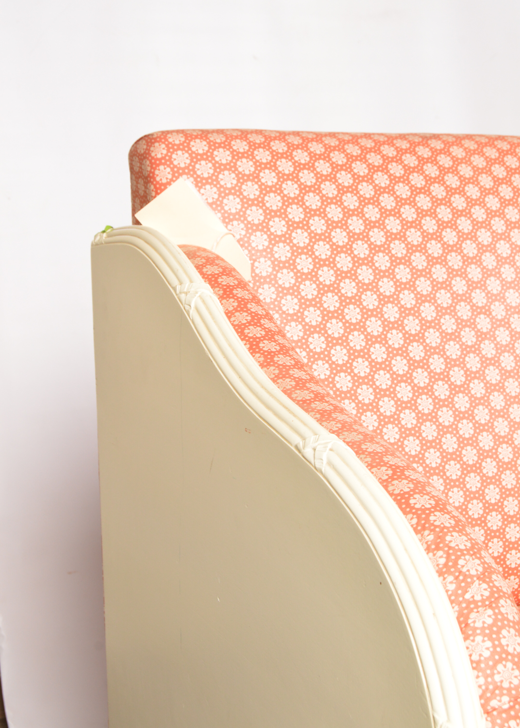 French Provincial Style Painted Wooden Sofa, 20th Century