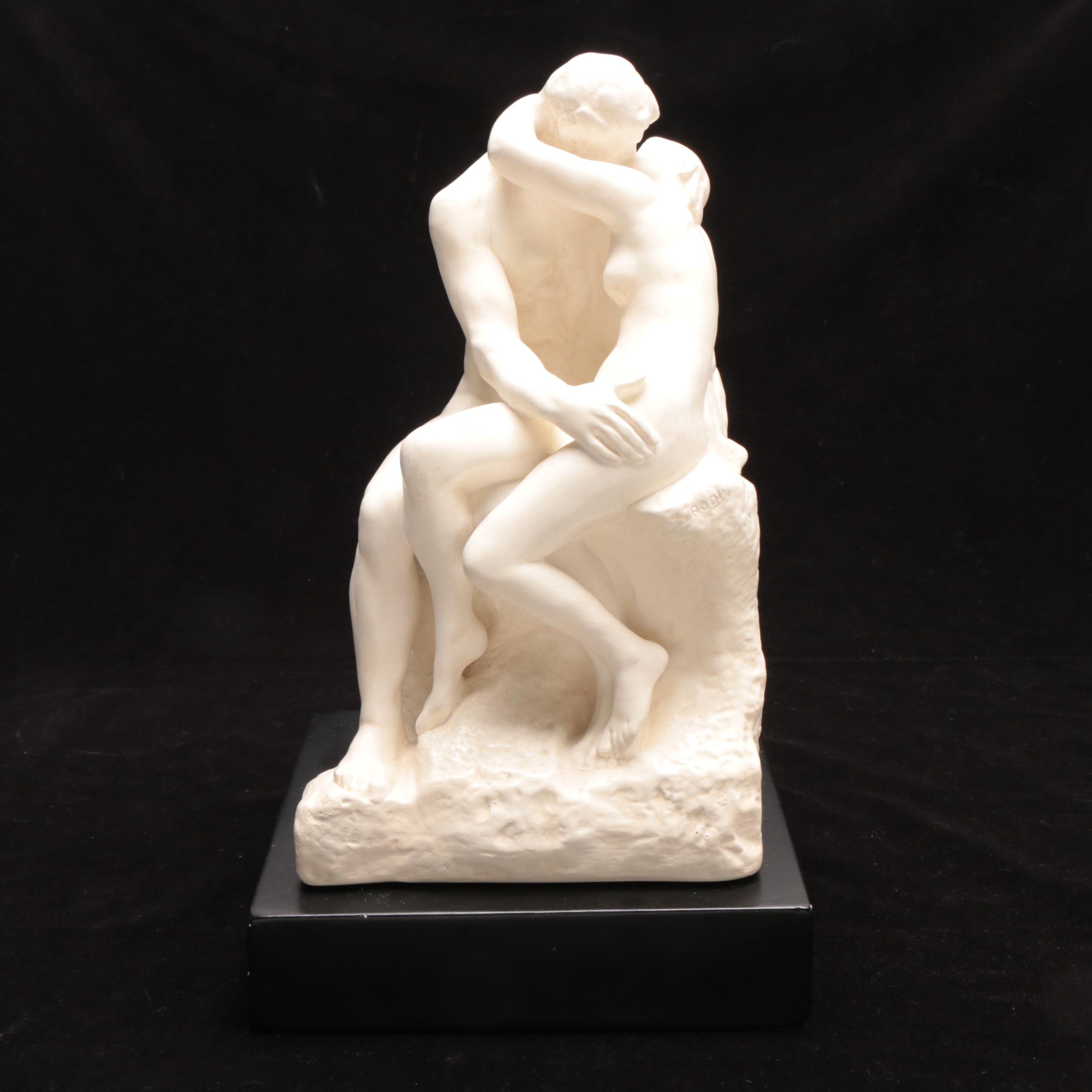 Reproduction Resin Sculpture after Rodin "The Kiss"