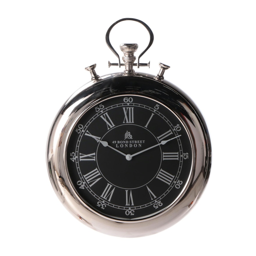 Z Galleries Bond St. Pocket Watch Wall Clock