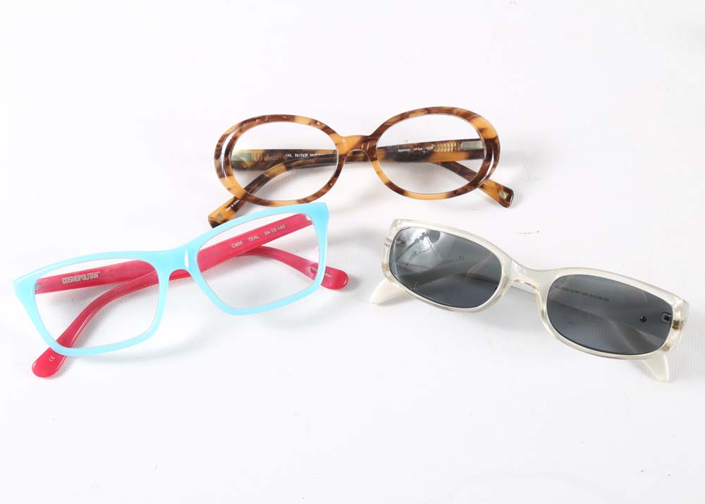 Collection of Designer Eyeglasses featuring Kate Spade New York and Tory Burch