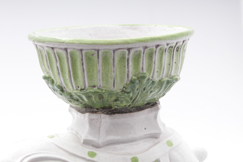 Mid Century Italian Earthenware Elephant Planter