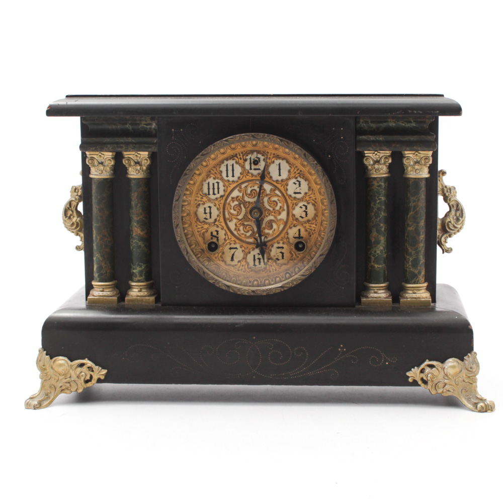 Antique Sessions Adamantine Mantel Clock