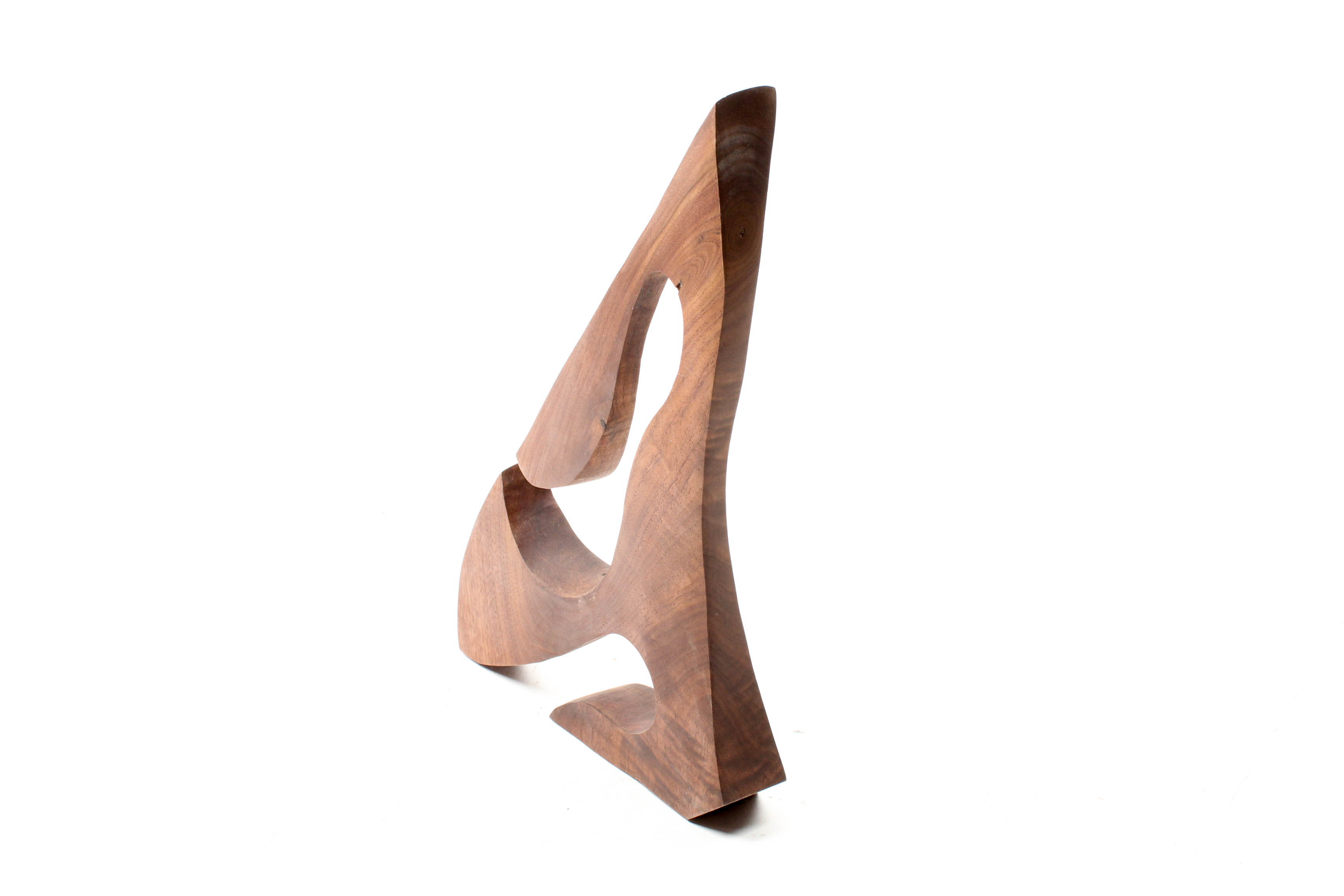Klaus Otten Mid-Century Carved Walnut Sculpture