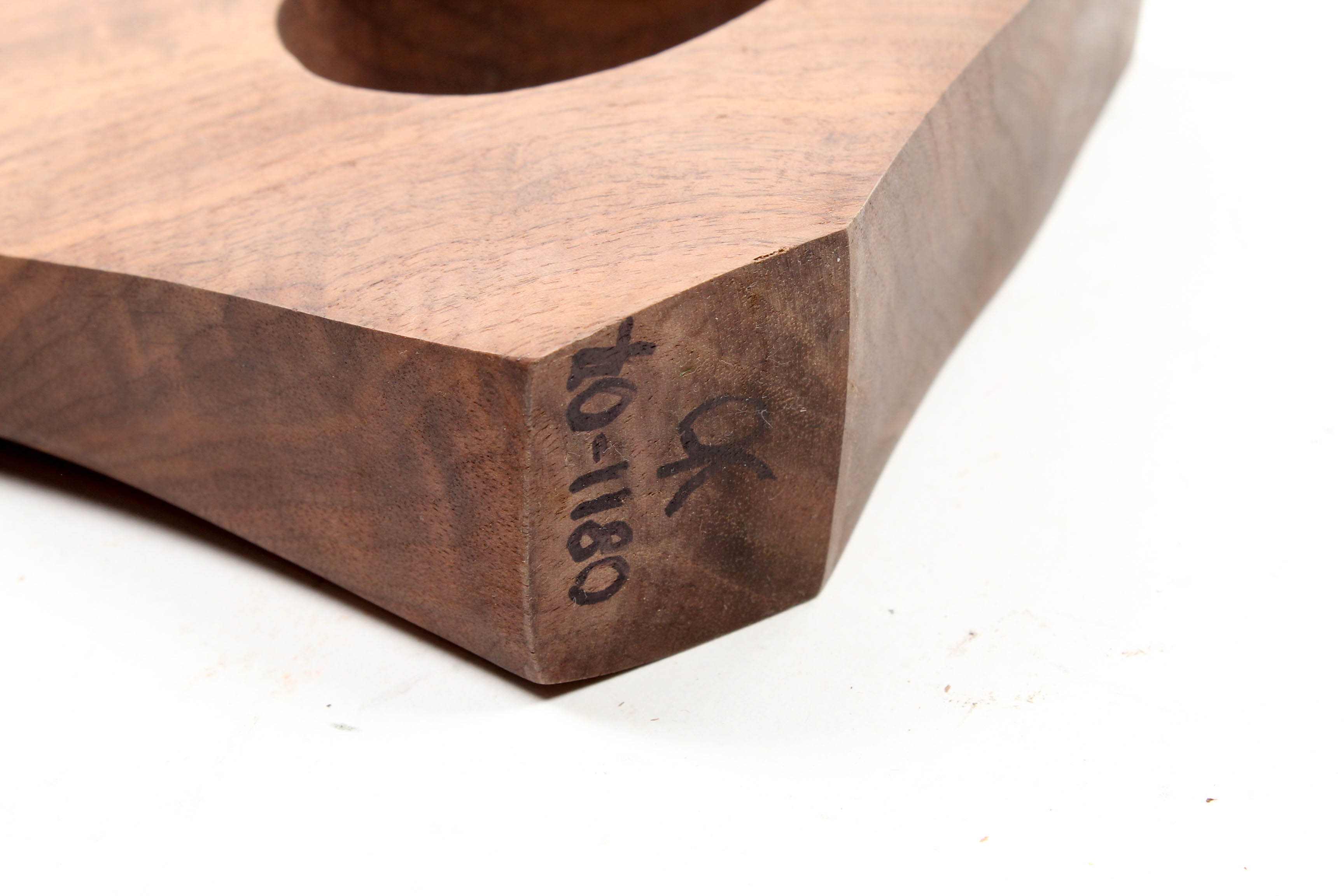 Klaus Otten Mid-Century Carved Walnut Sculpture