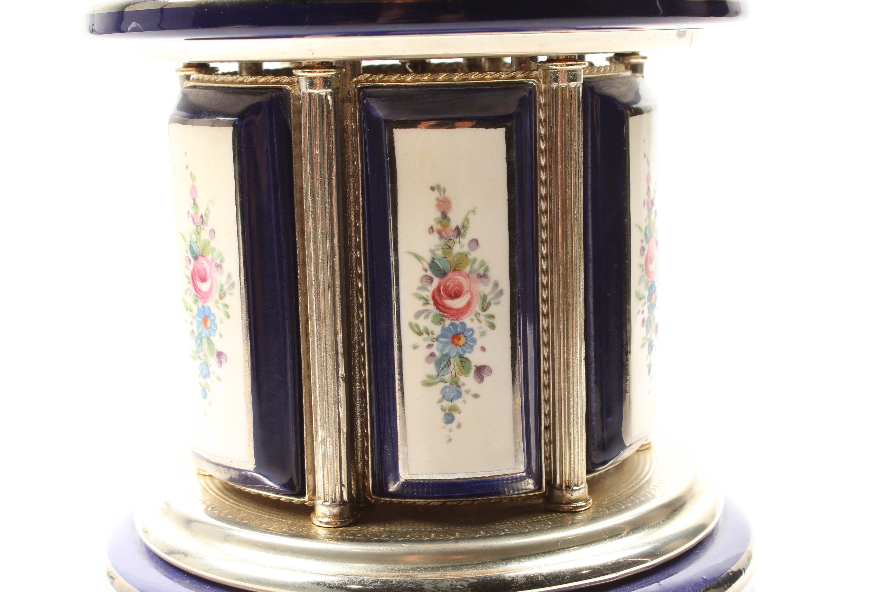 Reuge Music Box Cigarette and Lipstick Dispenser