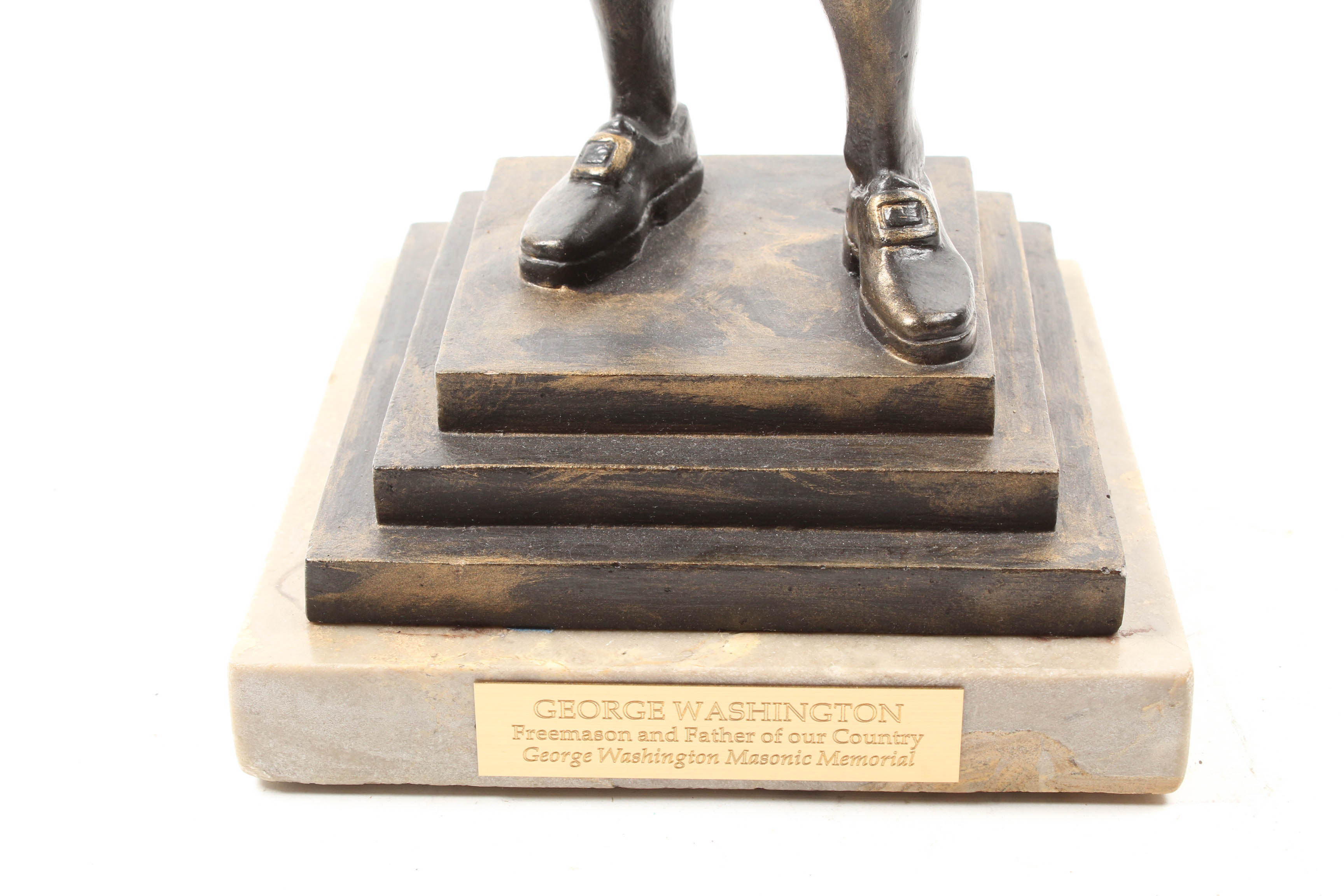 Art Studio AAACAD OMH 2008 Cast Statue "George Washington in Masonic Regalia"