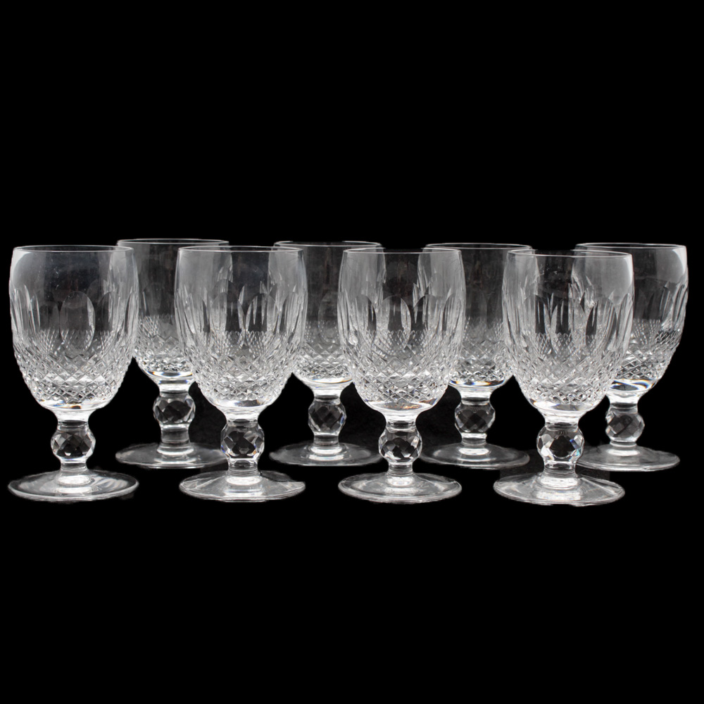 Waterford Crystal "Colleen" Claret Wine Glasses