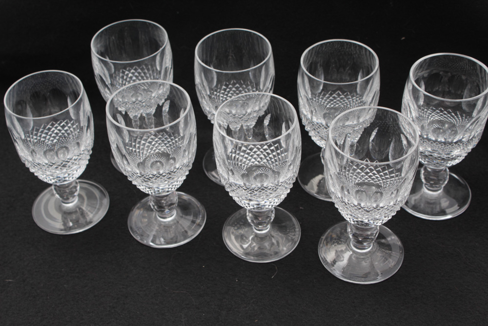 Waterford Crystal "Colleen" Claret Wine Glasses