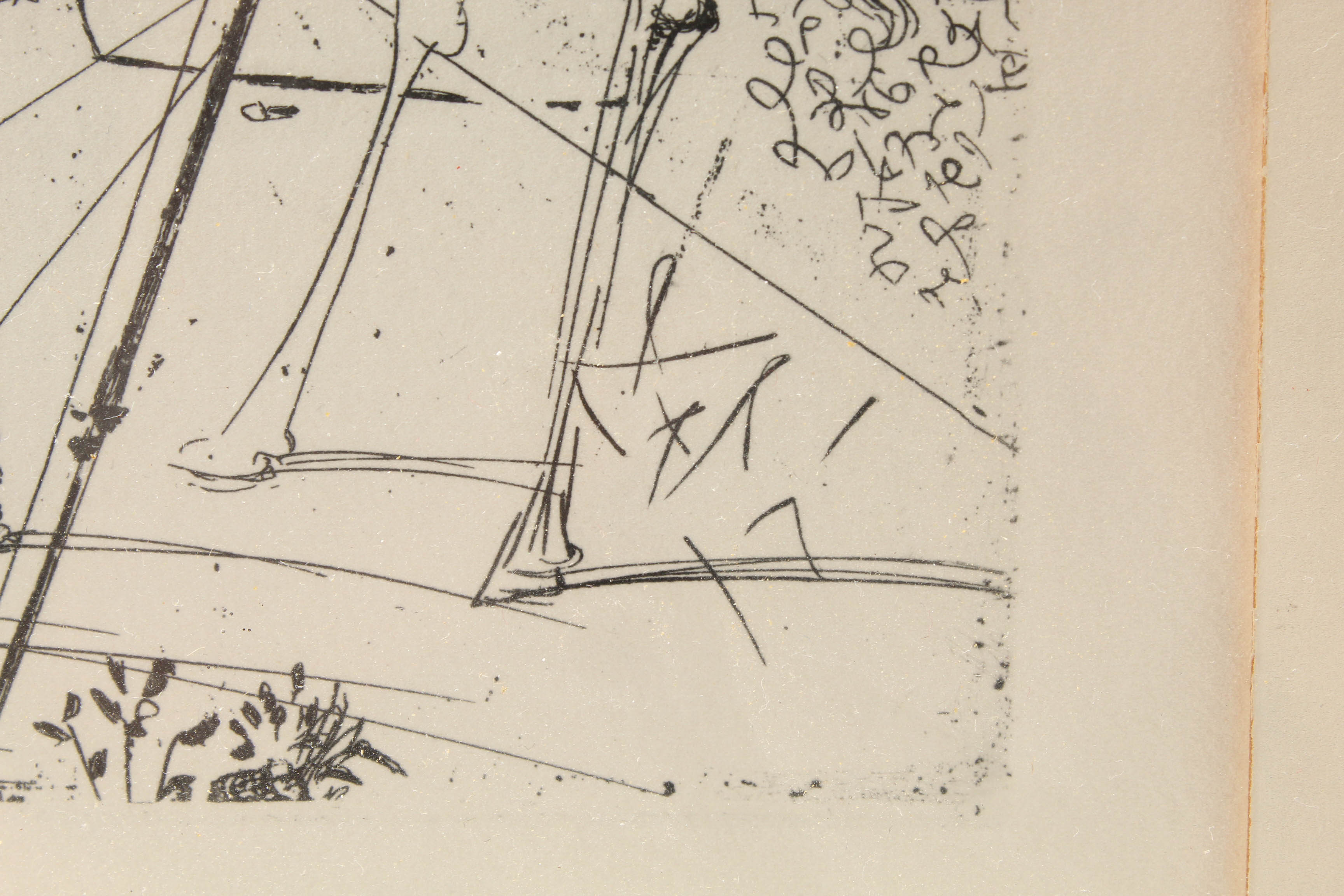 Salvador Dali Restrike Etching "Don Quixote" by The Collector's Guild