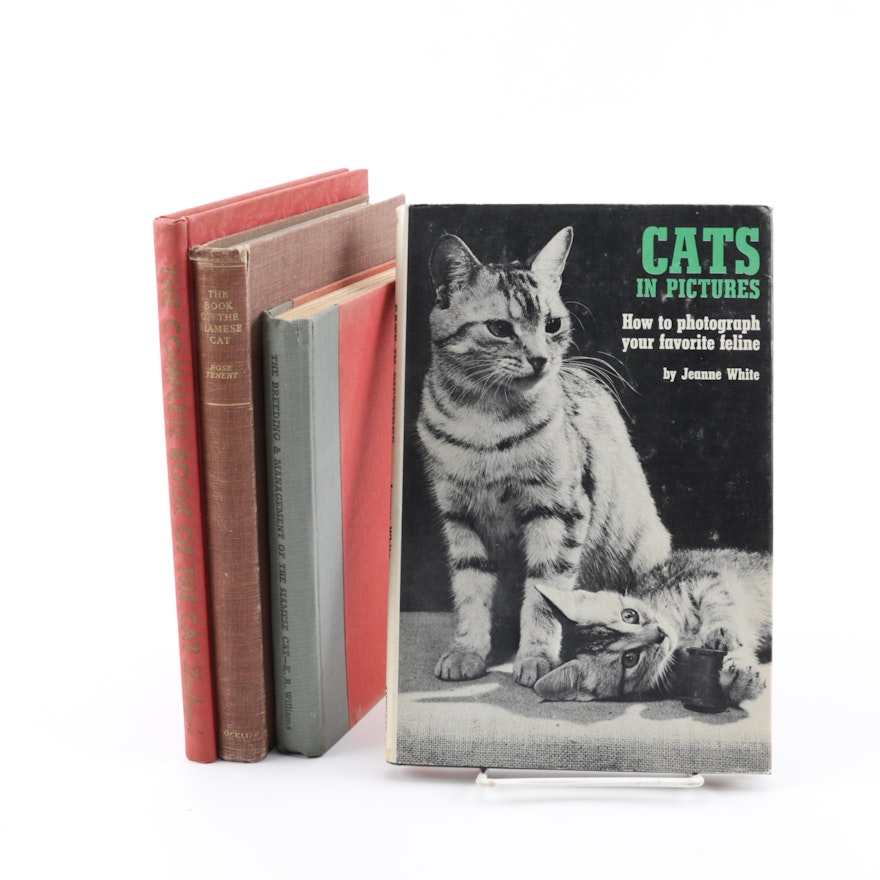 1965 "Cats in Pictures" and Other Books on Cats